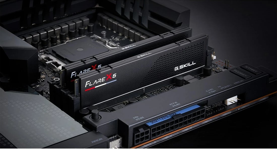 RAM Memorje G.SKILL Flare X5, 256 GB (4x64 GB), DDR5, 6000 MT/s, e zezë