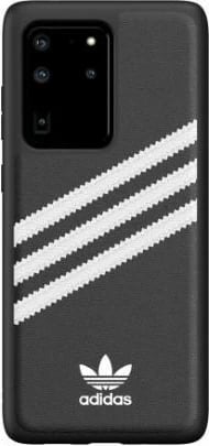 Mbështjellës Adidas OR Molded Case për Samsung Galaxy S20 Ultra, zi dhe bardhë
