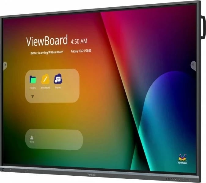 Ekran interaktiv Viewsonic ViewBoard IFP6550-5F 65 inç, 4K Ultra HD, Touchscreen, 64GB, HDMI/USB-C, i zi