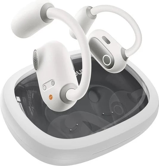 Kufje Baseus Eli Fit Open-Ear, Wireless, Bluetooth, USB Type-C, Bardhë