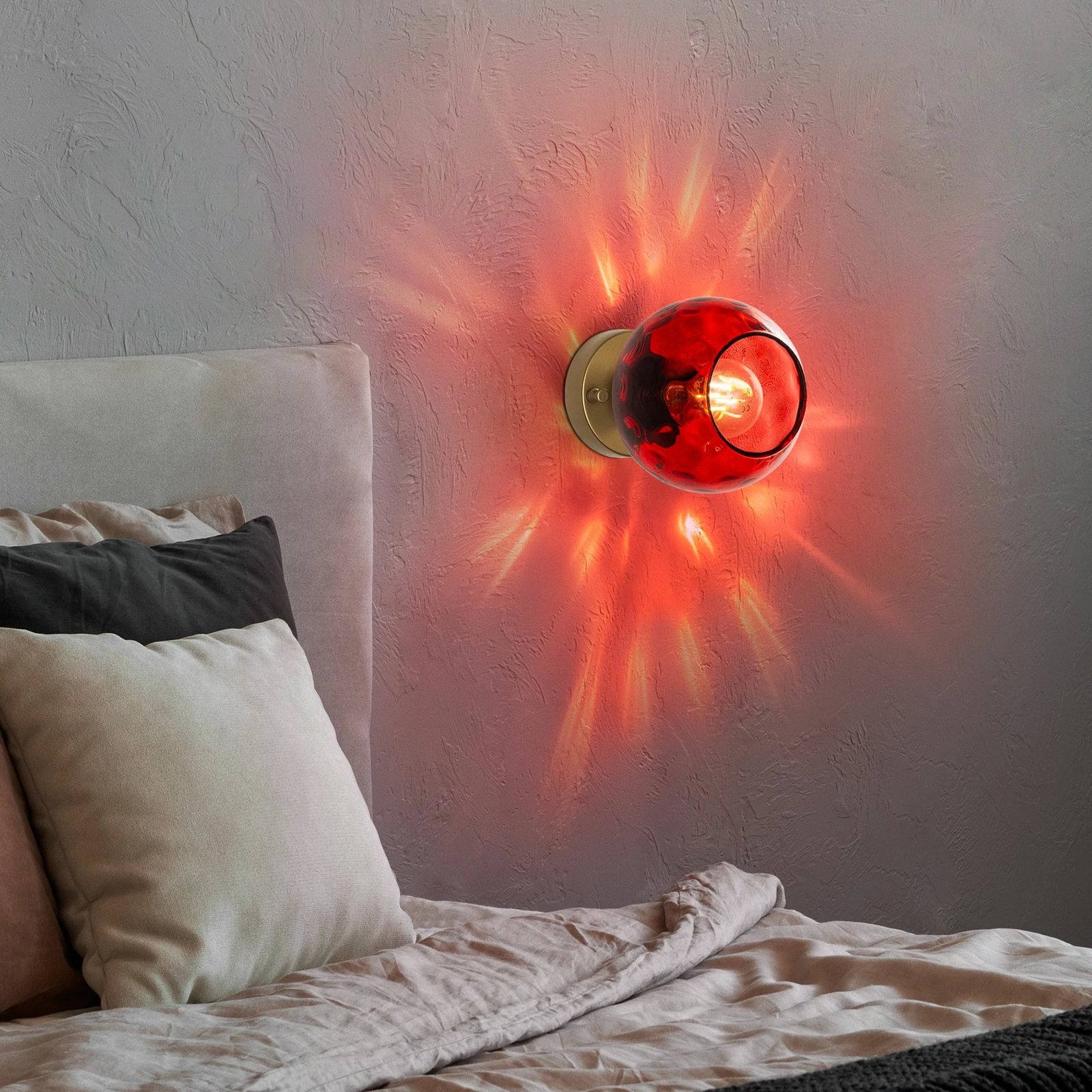 Llambë muri Opviq, Benek - 15 - 14401, e kuqe dhe e artë