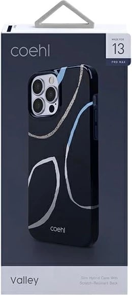 Mbështjellës UNIQ Coehl Valley për iPhone 13 Pro Max, navy blue