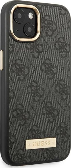 Mbështjellës Guess GUHMP14MU4GPRK për iPhone 14 Plus 6.7", MagSafe, i zi