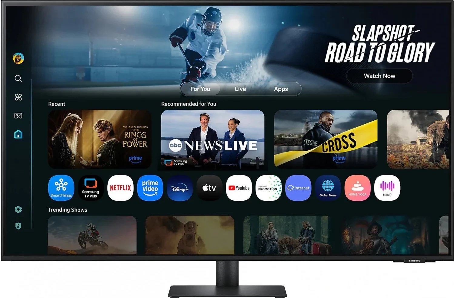 Monitor Samsung Smart M7 LS32FM700UUXDU, 32", 4K, Smart, i zi