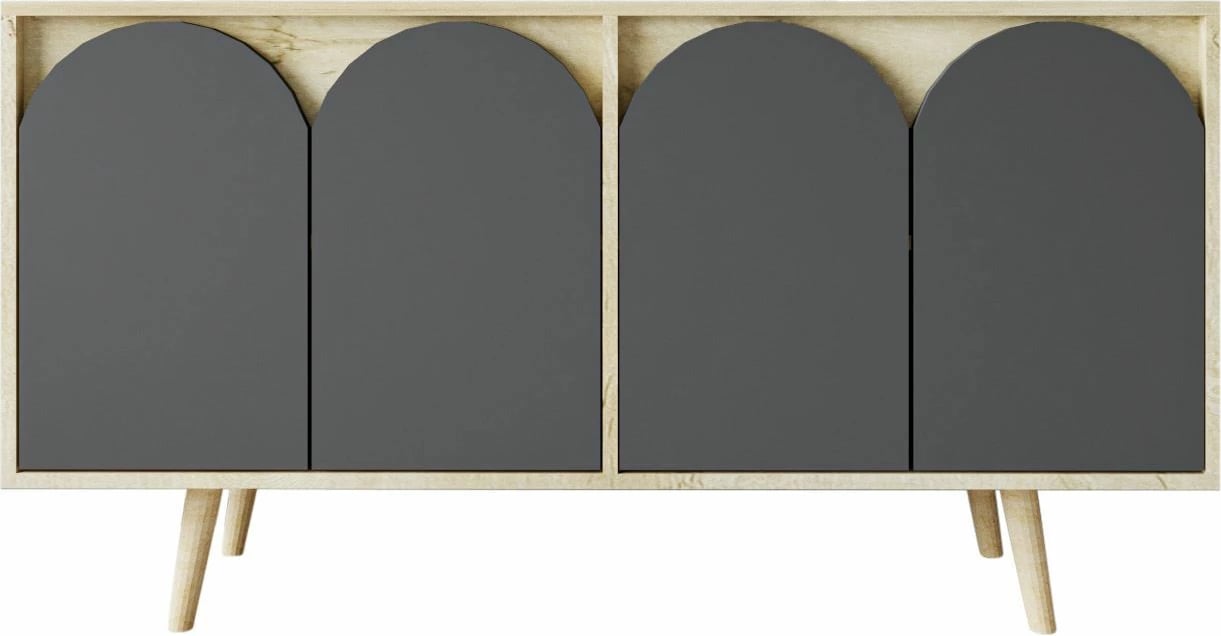 Konsol Skye Decor, Venezia 150, ngjyrë lis safir dhe antracit