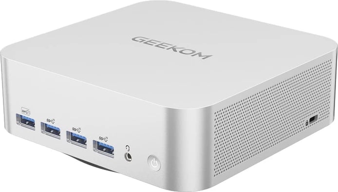 Kasë GEEKOM A8 Max, Ryzen 9 8945HS, 32GB RAM, 2TB SSD, Windows 11 Pro, argjendtë