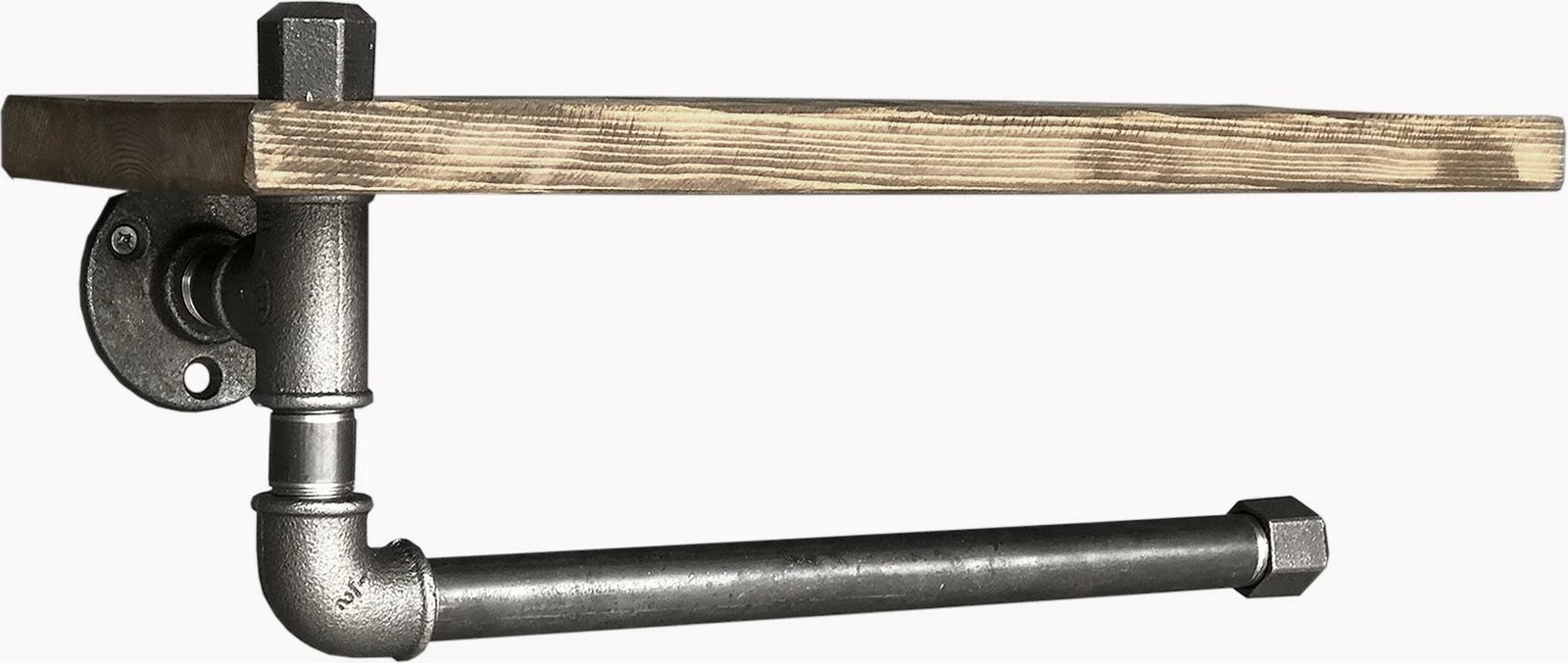 Raft muri me tub, ngjyrë e zezë dhe arre, Hanah Home, Boruraf035