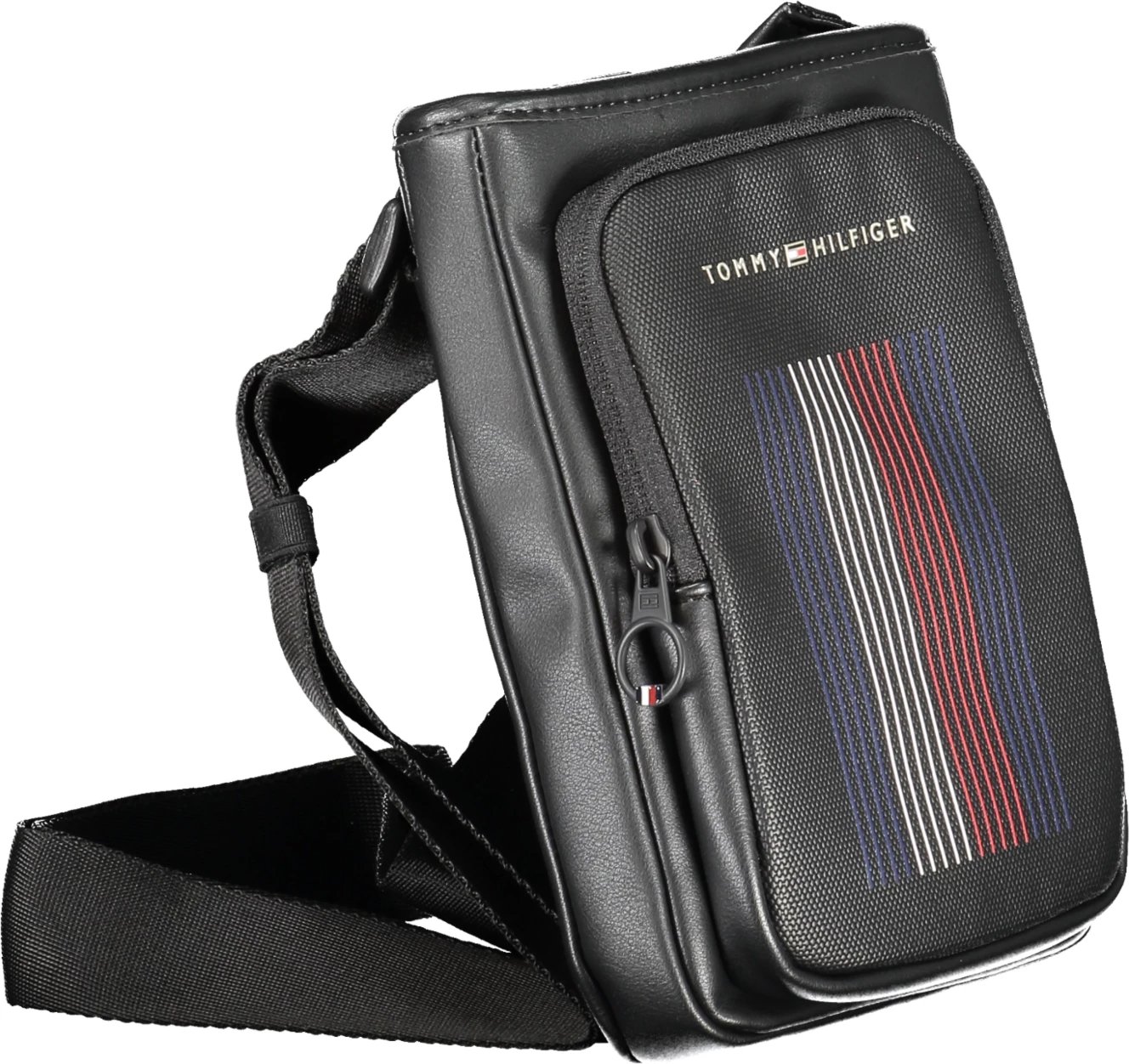 Çantë shpatulle për meshkuj TOMMY HILFIGER, e zezë Çantë shpatulle për meshkuj TOMMY HILFIGER, e zezë