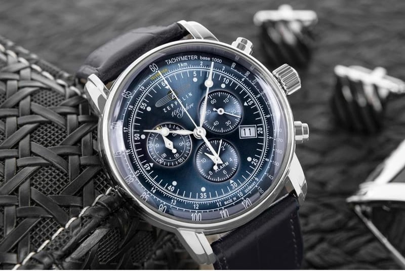 Orë dore për meshkuj Zeppelin, e zezë