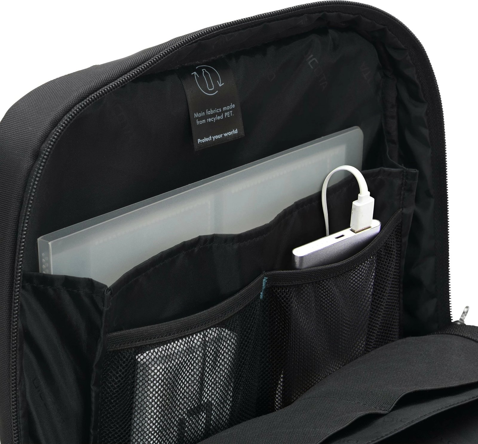 Çantë shpine DICOTA ECO Slim PRO, 14.1", rrip shpatullash, e zezë