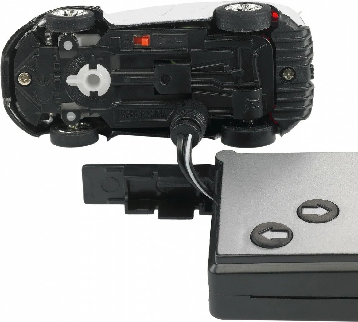 Veture policie me telekomandë Revell RC Mini RC, 8 cm, Blu/Argjend