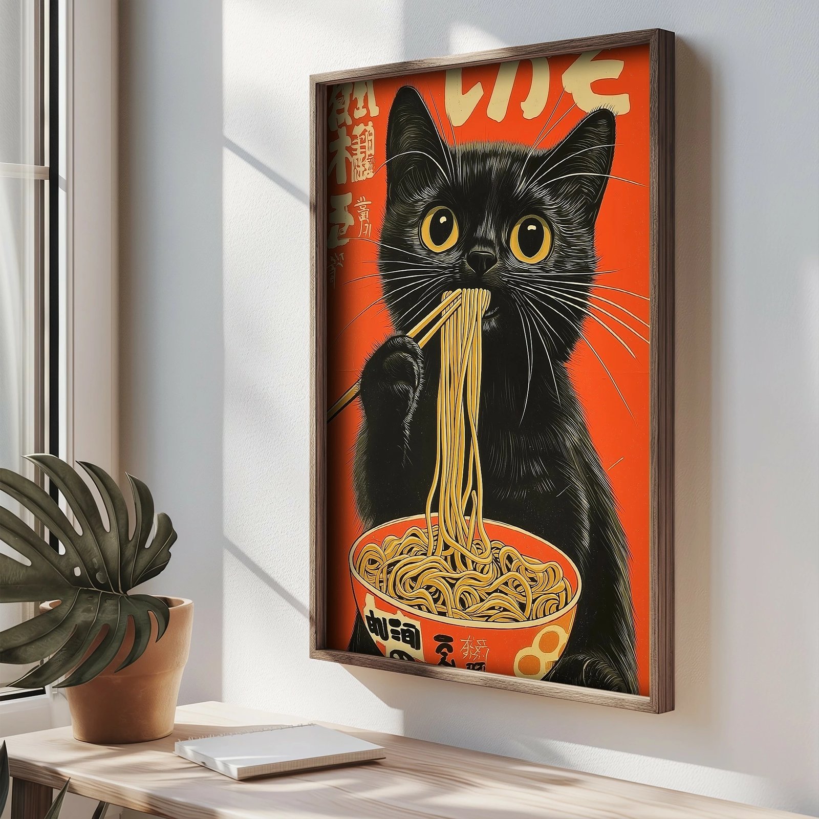 Pikturë dekorative me kornizë, MDF, Wallity, TUN035-XL, shumëngjyrëshe, 50x70x3.5cm