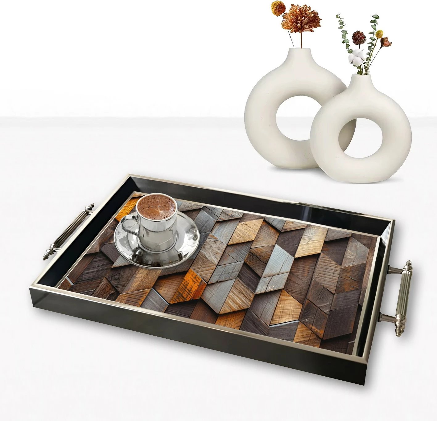 Tabaka xhami Aberto Design, shumëngjyrëshe, TPG9898