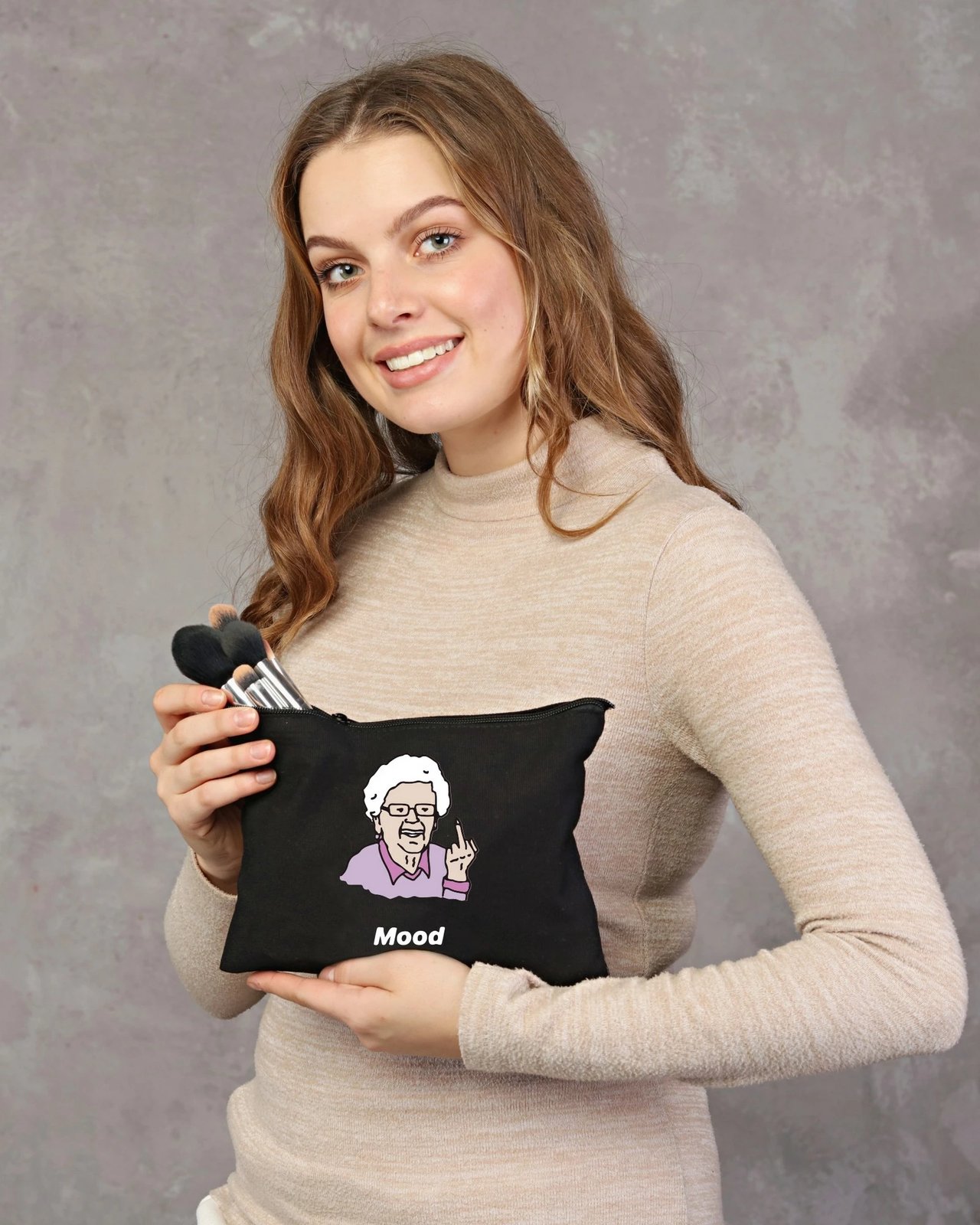 Çantë make-up Zoozie Bags, 1733, ngjyrë e zezë, 25x18cm
