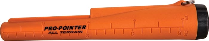 Detektor metali doracak pinpointer, Garrett, Pro-Pointer AT (1140900), i papërshkueshëm nga uji 6 m, 3 nivele ndjeshmërie, LED, portokalli
