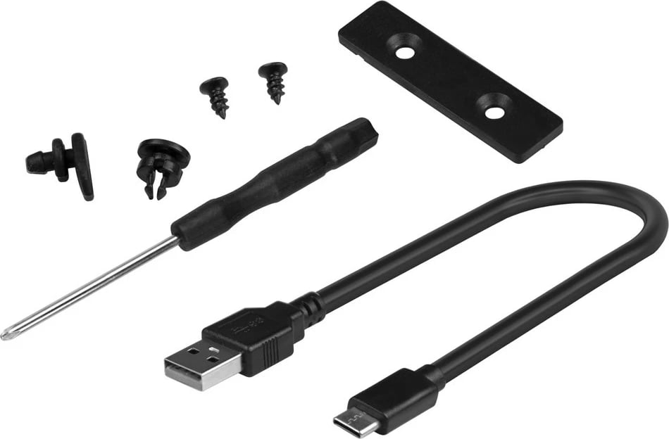 Kasë e jashtme për M.2 SSD, Savio, AK-84, NVMe & SATA (NGFF), USB 3.1 Gen 2 10 Gb/s, formate 2230/2242/2260/2280, e zezë