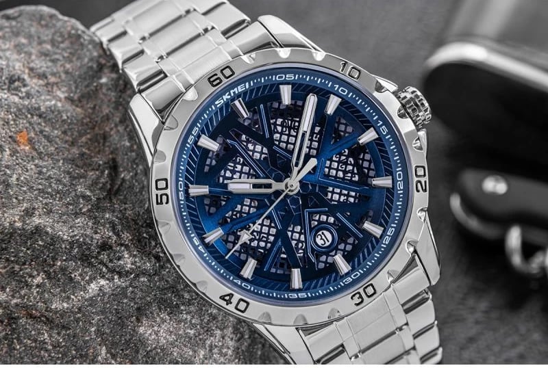 Orë dore për meshkuj Skmei, e zezë