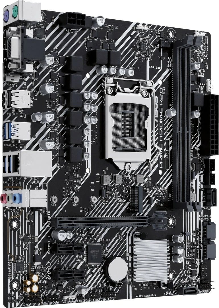 Pllakë amë Asus PRIME H510M-E R2.0, LGA1200, micro ATX, DDR4, e zezë