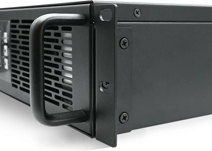 UPS Qoltec 1kVA 1000W, rack, LCD, online, e zezë