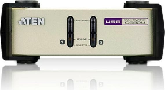 Switch KVM ATEN CS82U, 2 porta, PS/2-USB, VGA