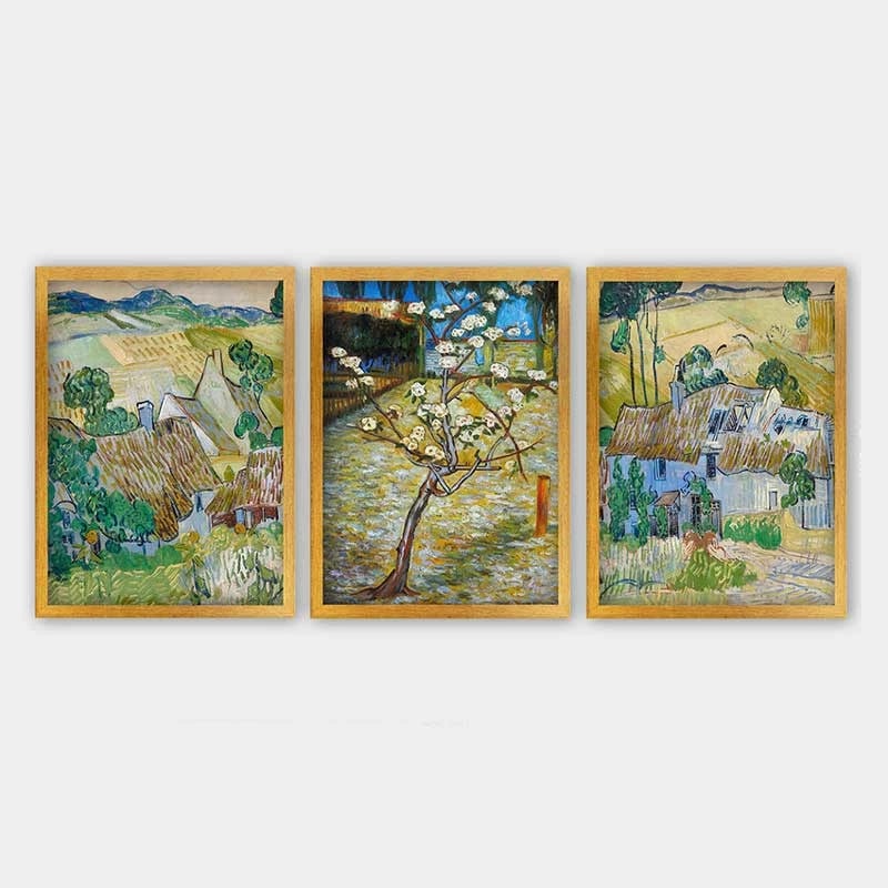 Pikturë dekorative me kornizë (3 copë), Wallity, 3AC_UN256347_5575