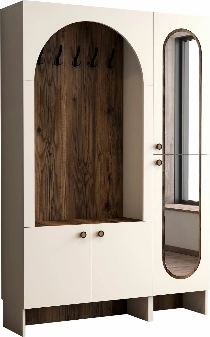 Stendë për korridor Skye Decor, Palermo Km, krem dhe arre