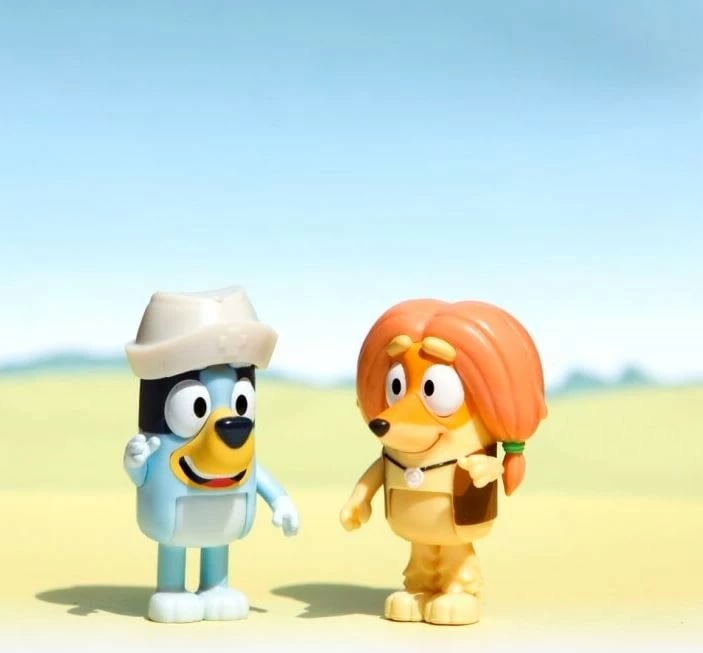 Set figurina Bluey Tm Toys BLU13046, 2 copë, plastikë