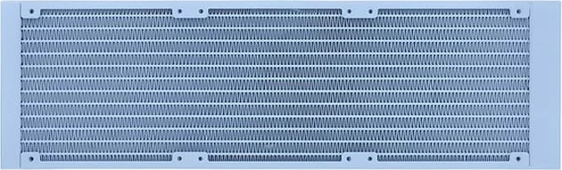 Ftohës me ujë Thermaltake TH360 V2 Ultra ARGB, 3 ventilatorë, ekran LCD, 360mm, kaltër
