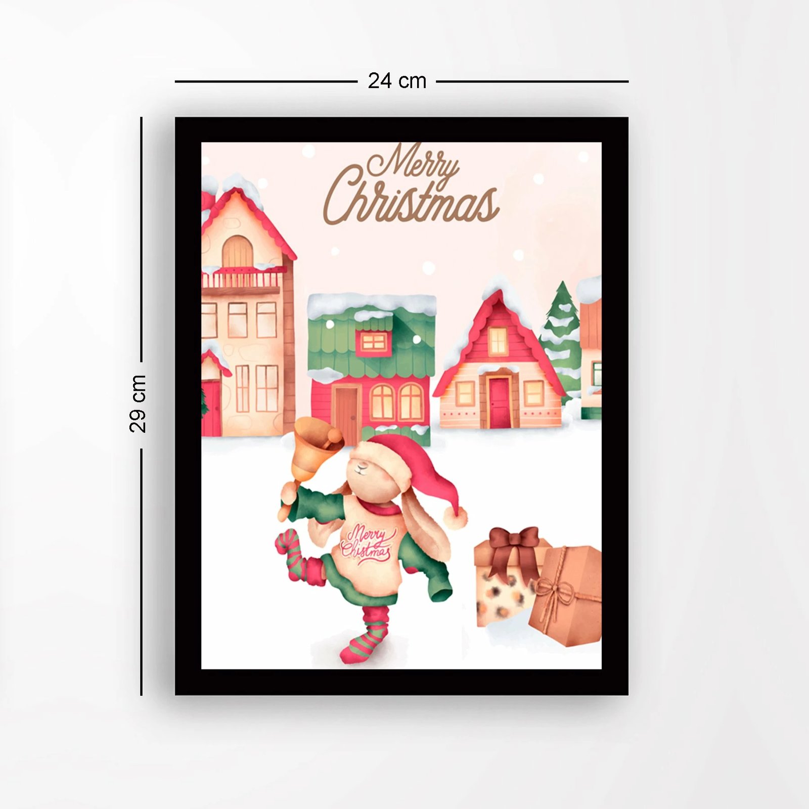 Pikturë dekorative MDF me kornizë, shumëngjyrëshe, Wallity, SC18623, 24x29cm