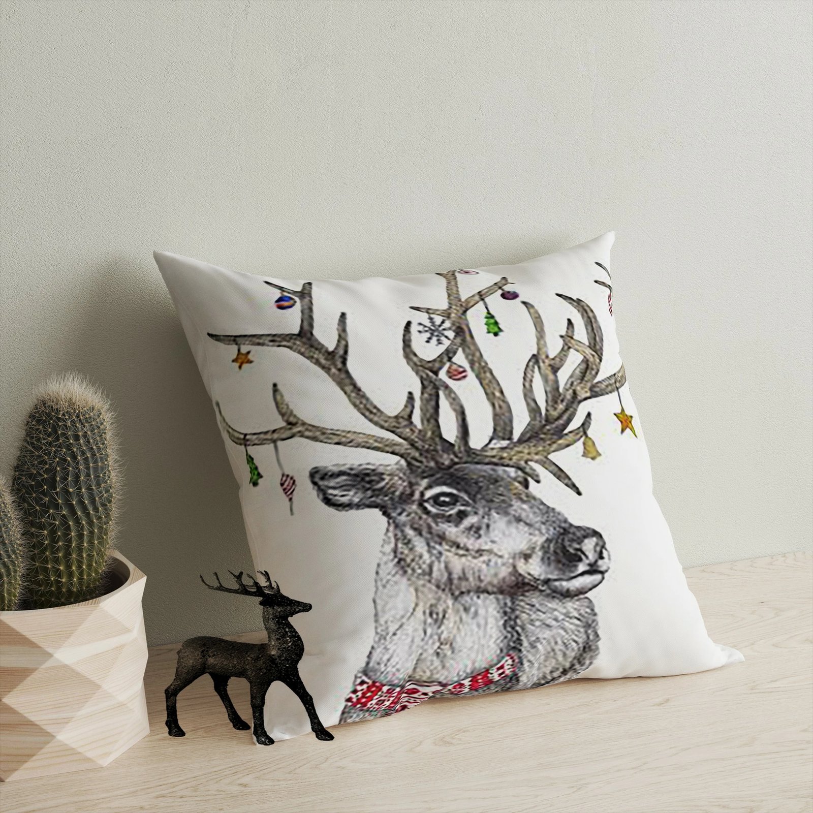 Jastëk dekorativ Aberto Design, YY202371, shumëngjyrësh, 43x43cm