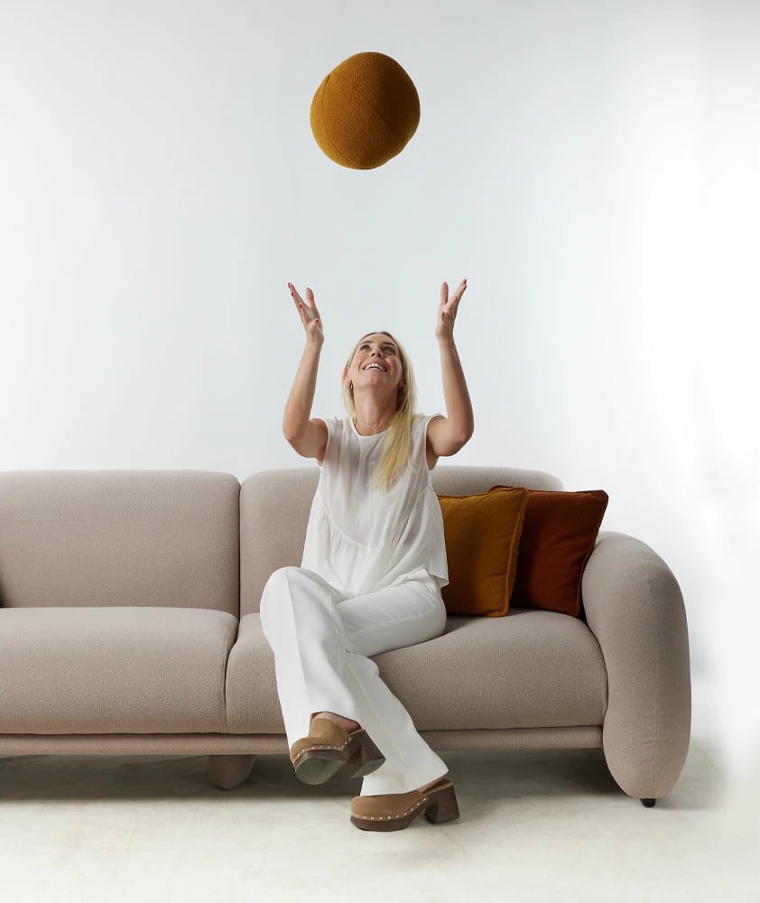 Kauç krem tre ulëse Puffy, 240x110x85