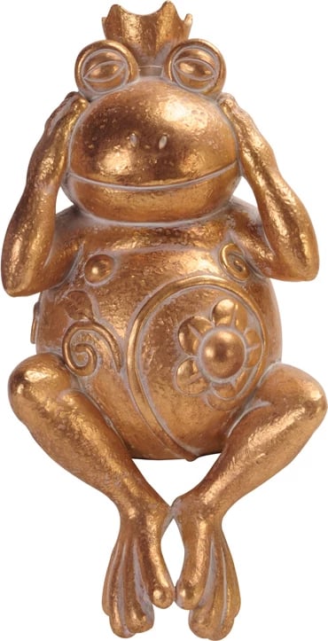 Dekor bretkose, ngjyrë ari, 11x10x23cm, polirezine