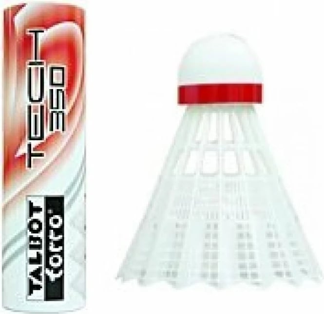 Shuttlecocks për badminton Yakimasport, të bardha