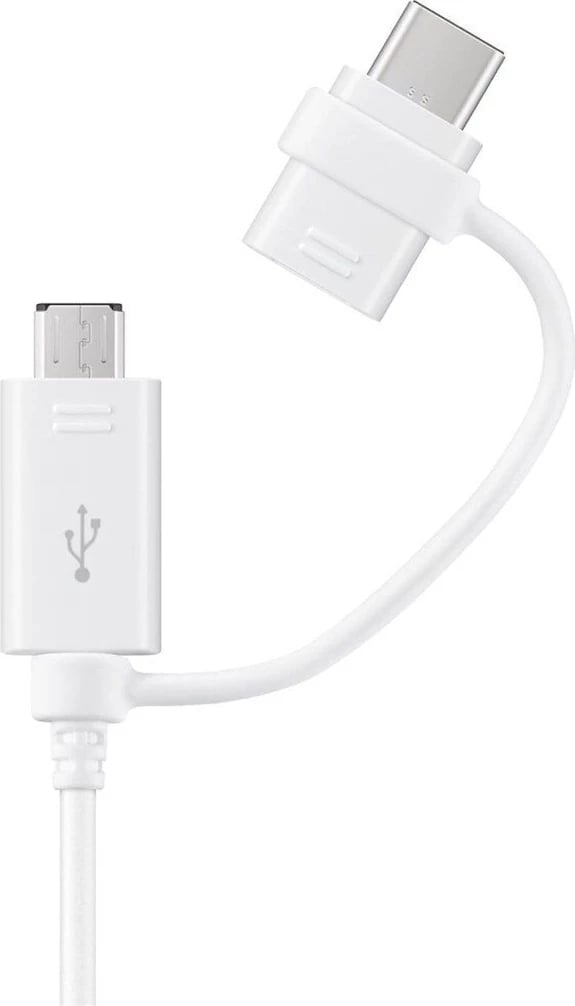 Kabllo Samsung Combo EP-DG930DWEGWW 2-në-1, USB-A/micro USB/USB-C, 1.5m, Bardhë Kabllo Samsung Combo EP-DG930DWEGWW 2-në-1, USB-A/micro USB/USB-C, 1.5m, Bardhë