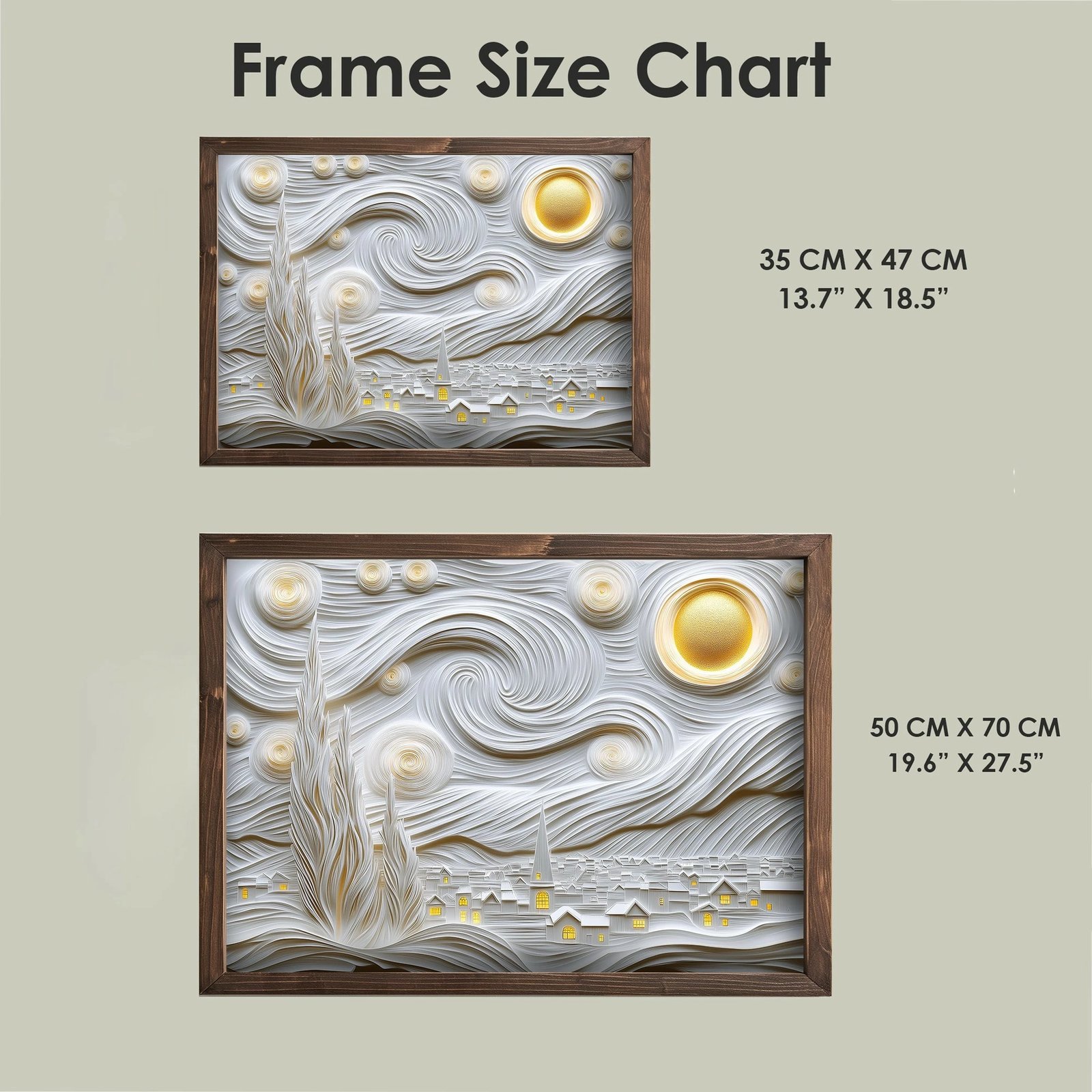 Pikturë dekorative me kornizë MDF, Wallity, TUN124-XL, shumëngjyrëshe, 50x70x3.5cm