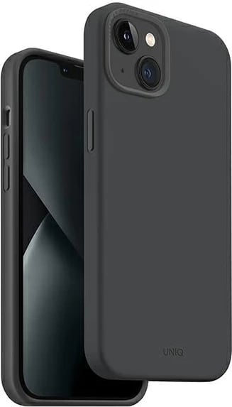 Mbështjellës UNIQ Lino Hue Magclick për iPhone 14 Plus, gri