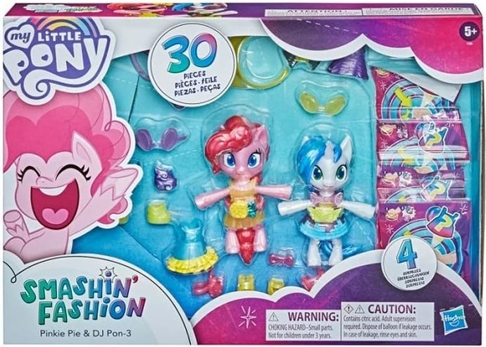 Set lodrash My Little Pony Hasbro F1286, 2 figura, shumëngjyrëshe