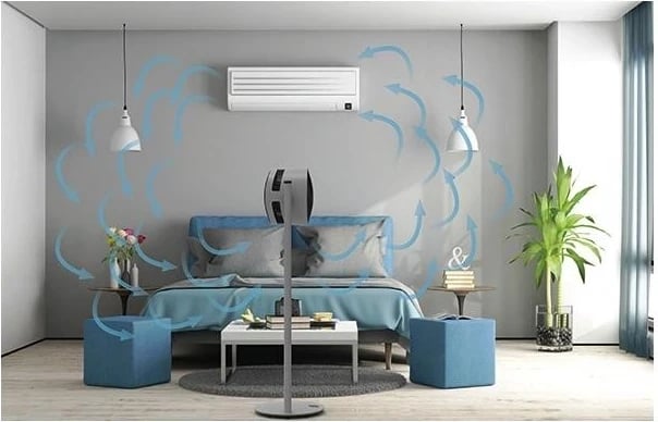 Ventilator dyshemeje BONECO F235 BT, gri Ventilator dyshemeje BONECO F235 BT, gri