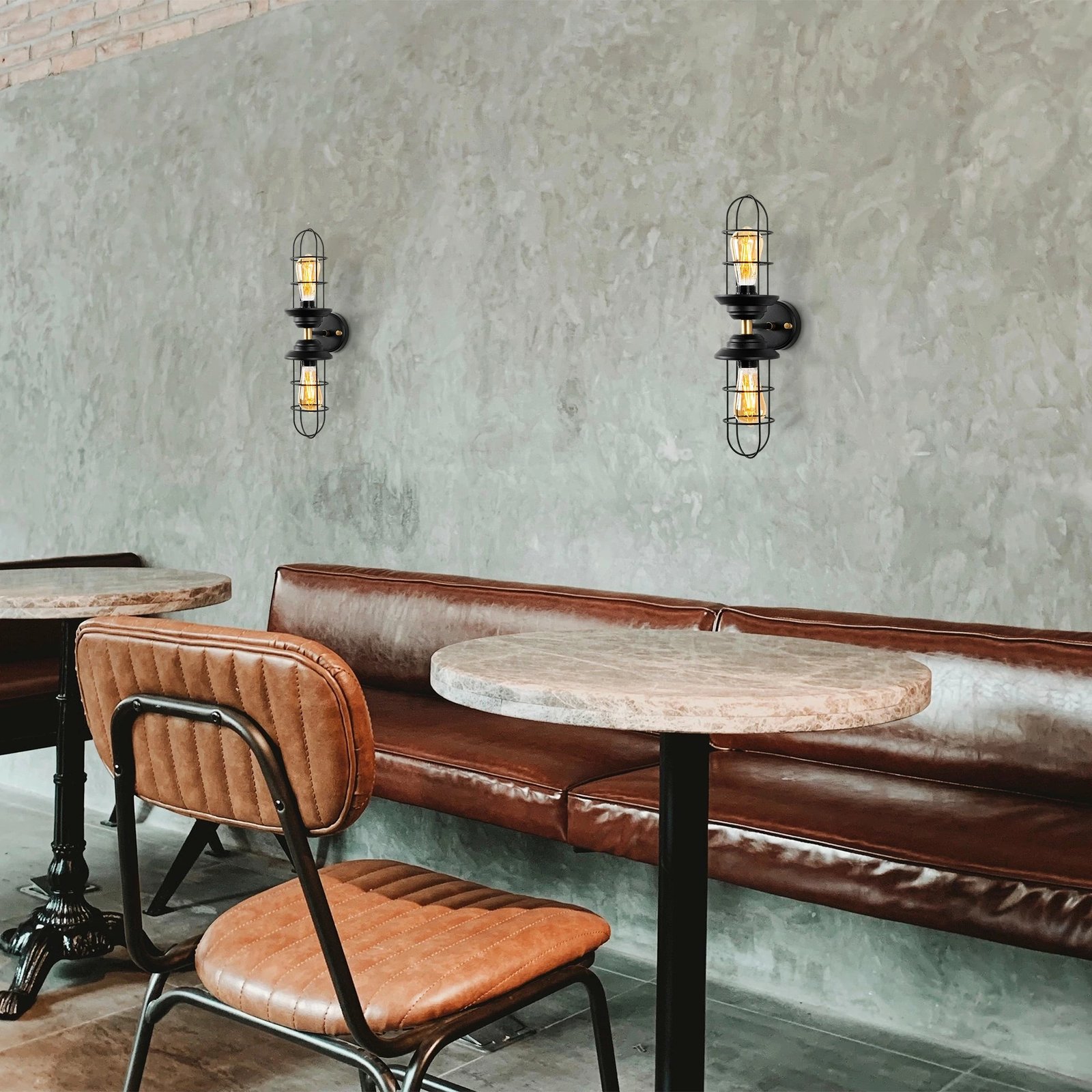 Llambë muri Opviq, mahoni, 13207 Llambë muri Opviq, mahoni, 13207