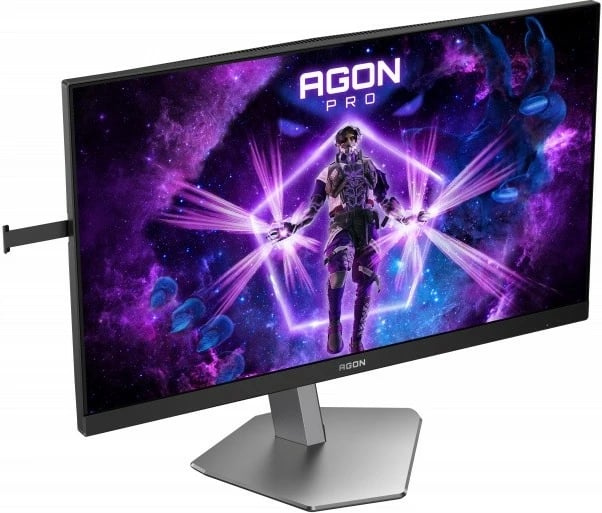 Monitor AOC AG276QZD2, 26.7 inç, QD OLED, 240Hz, i zi/argjendtë
