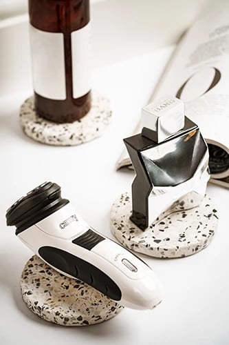 Makinë rroje, Camry, CR 2915, 3 koka lëvizëse, bateri me rikarikim 60 min, bardhë/zezë