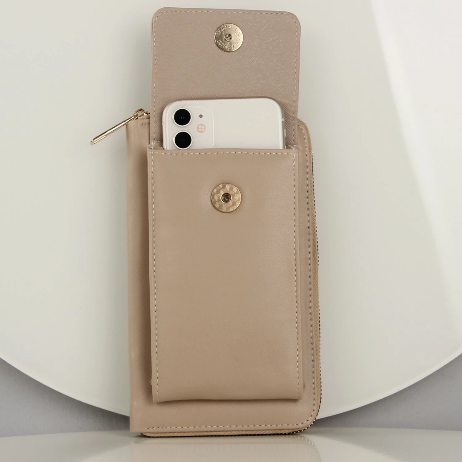 Kuletë-crossbody Zoozie Bags, ngjyrë mink, 1128