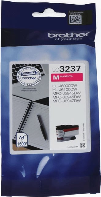 Kartush boje, Brother, LC3237M, rendiment 1500 faqe, standard, magenta