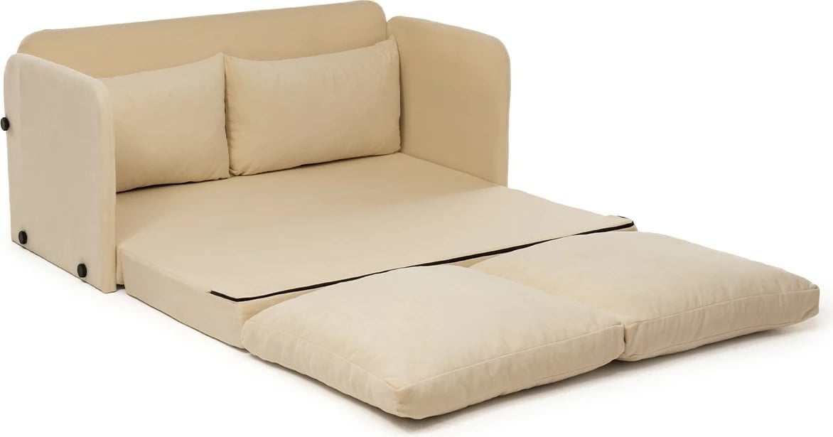 Divan-krevat dy ulëshe, ngjyrë krem, Saga, Atelier del Sofa