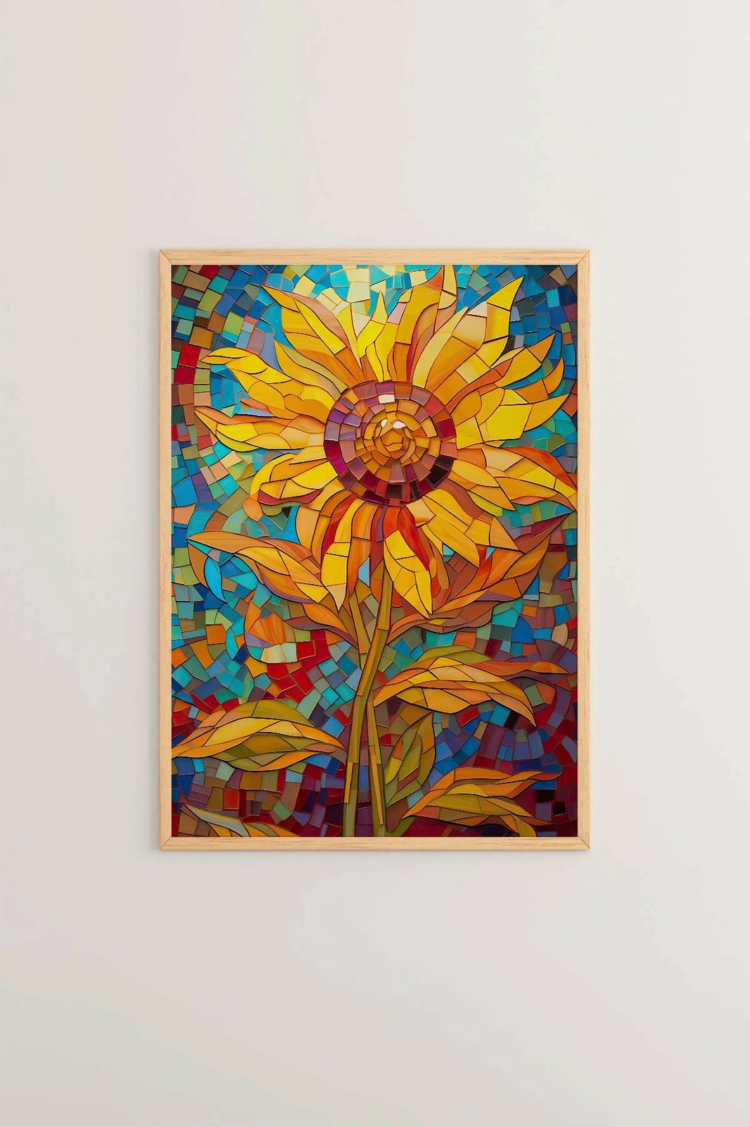 Pikturë dekorative me kornizë, shumëngjyrëshe, Wallity, Mscartmdl1