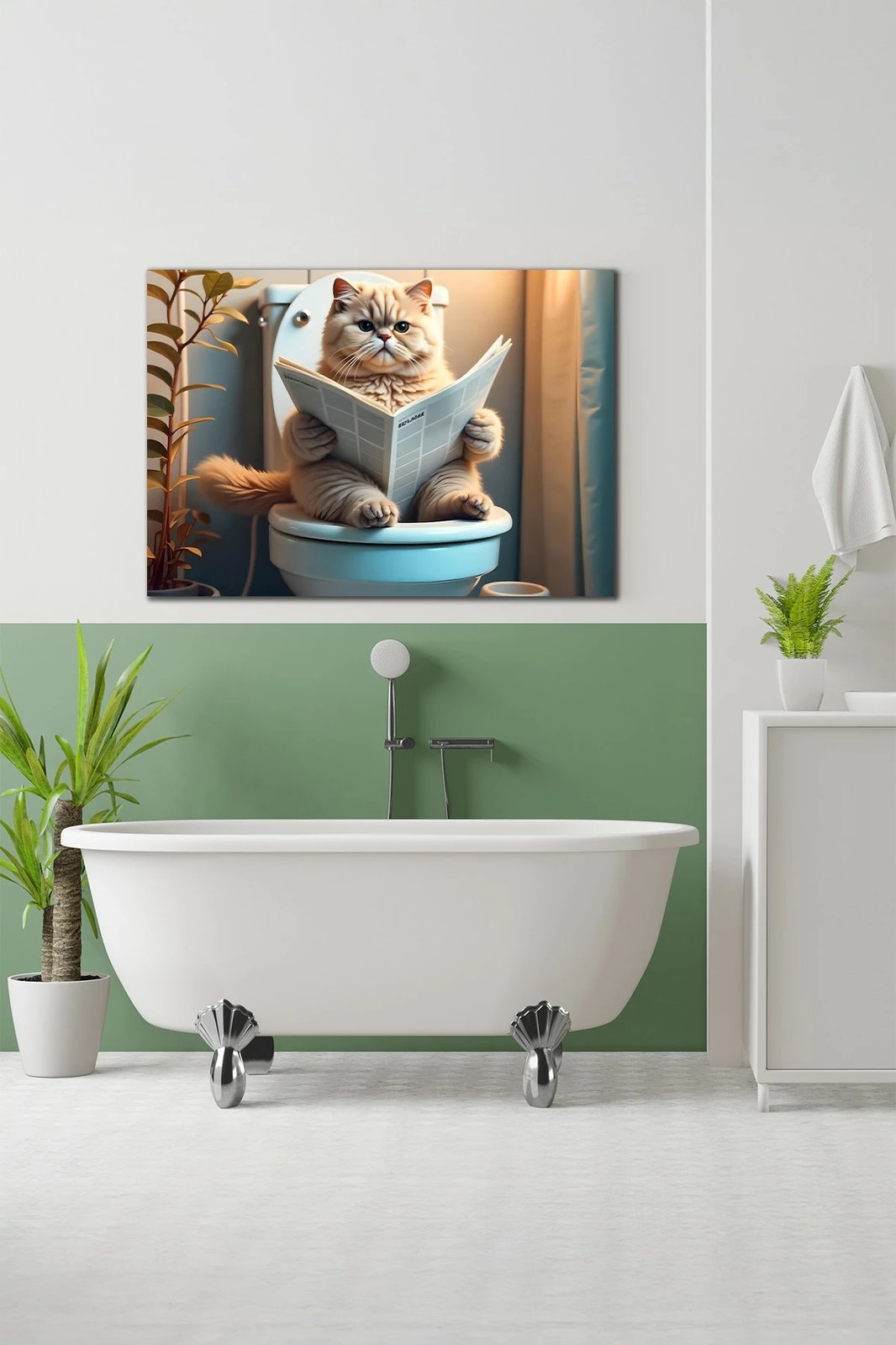 Pikturë dekorative në kanavacë, shumëngjyrëshe, Wallity Ersyaıhyvn10, 40x60cm