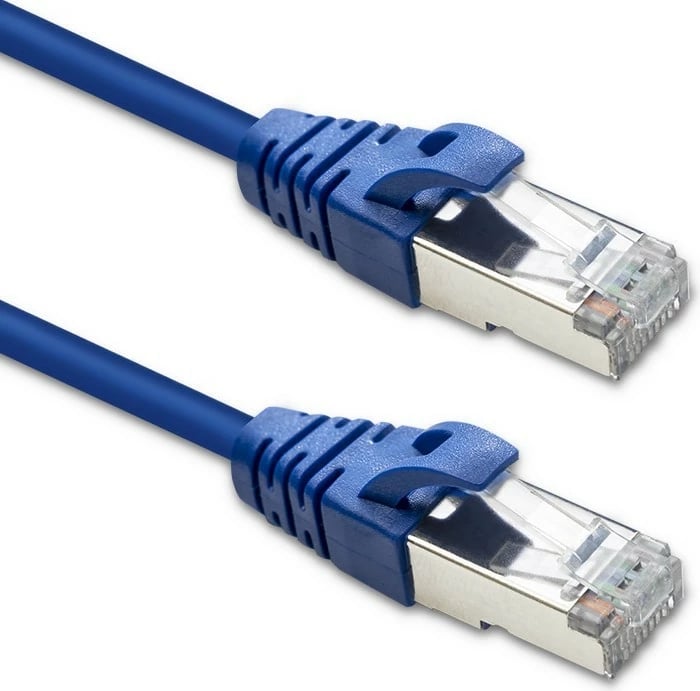 Kabllo rrjeti Qoltec CAT6, 5m, RJ-45, Blu