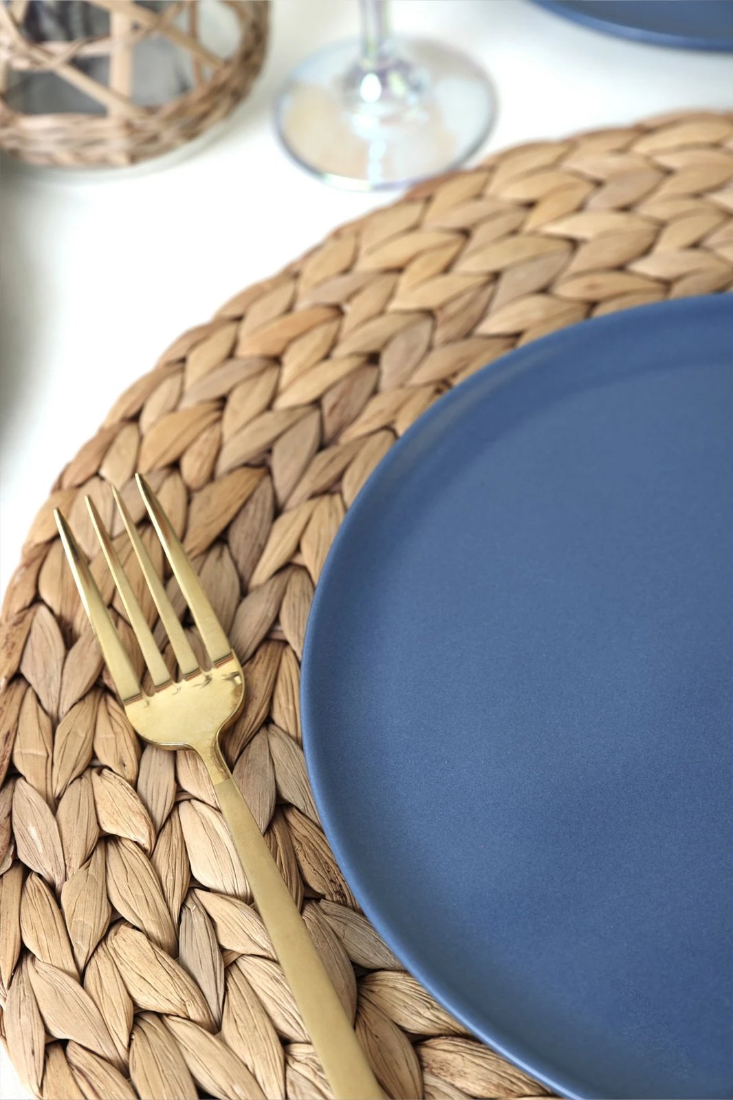 Set pjatash ëmbëlsirash (6 copë), Hermia Concept, X00018766, ngjyrë kaltër