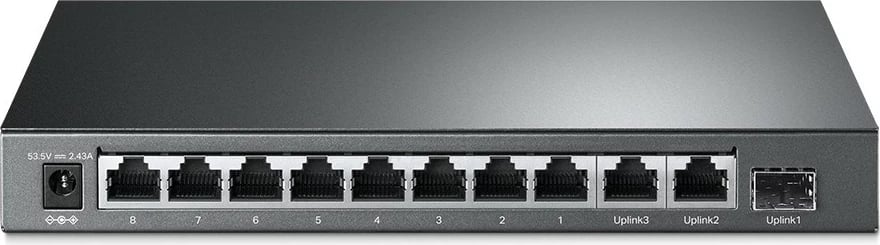 Switch TP-LINK TL-SL1311MP, 8x PoE+ 10/100 Mbps, 2x GE, 1x SFP, Desktop