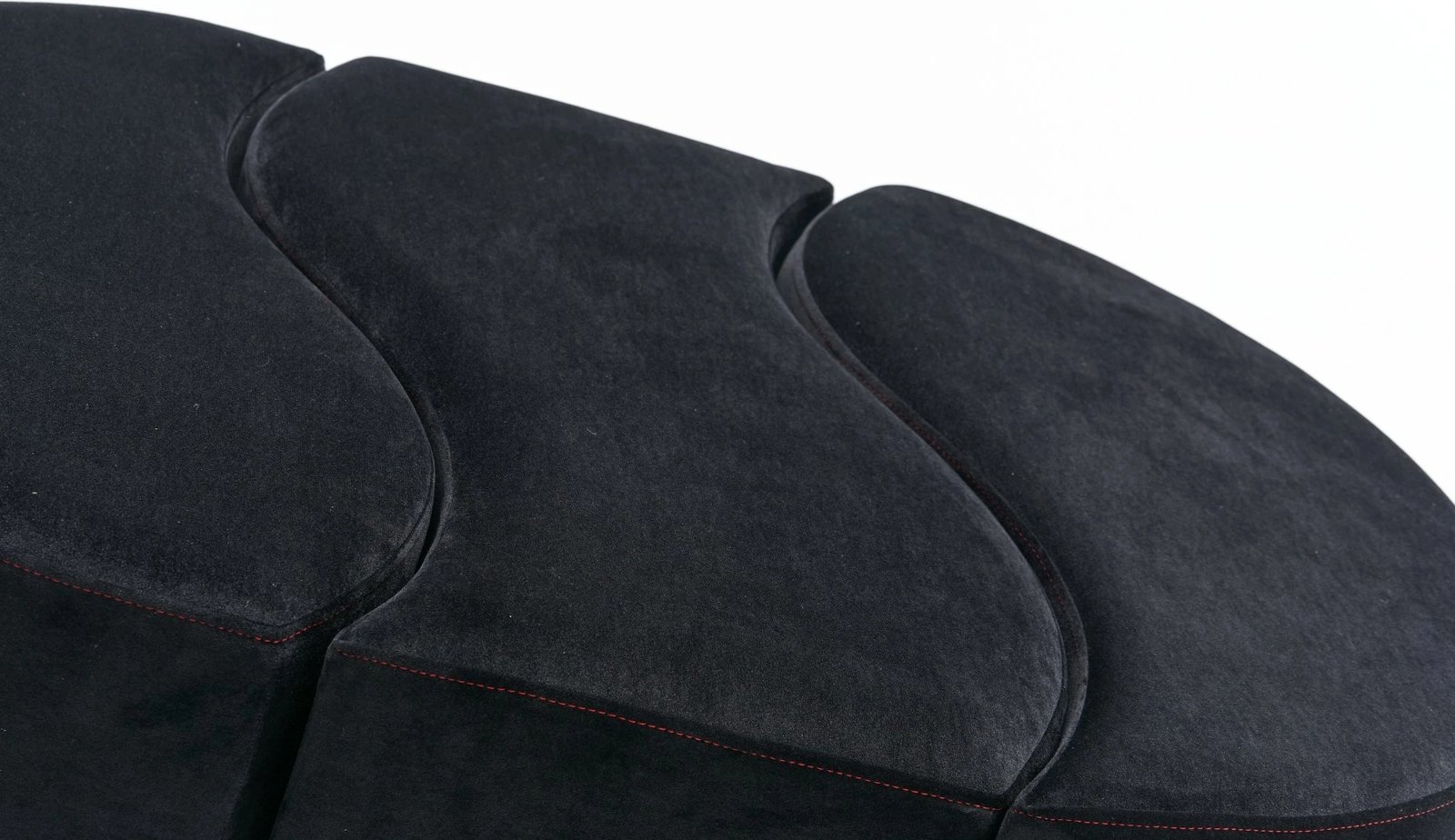 Pufë Alya, Atelier del Sofa, anthracite dhe rozë, set prej 2 copash